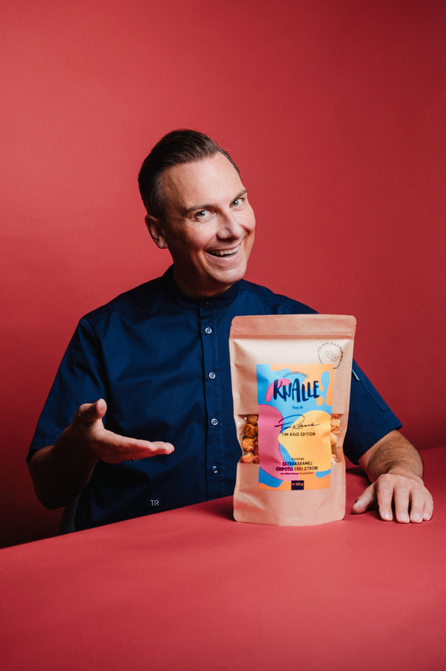 Extrakaramell Chipotle Chili Zitrone Popcorn – limitierte Tim Raue Edition