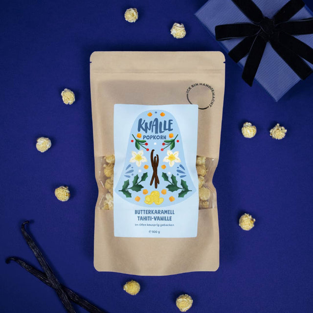 Butterkaramell Tahiti-Vanille Popcorn – Winteredition