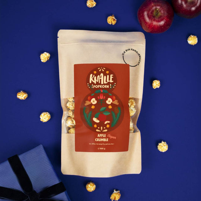 Apple Crumble Popcorn – vegan – saisonal limitiert
