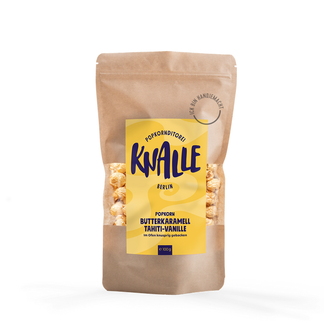 Butterkaramell Tahiti-Vanille Popcorn