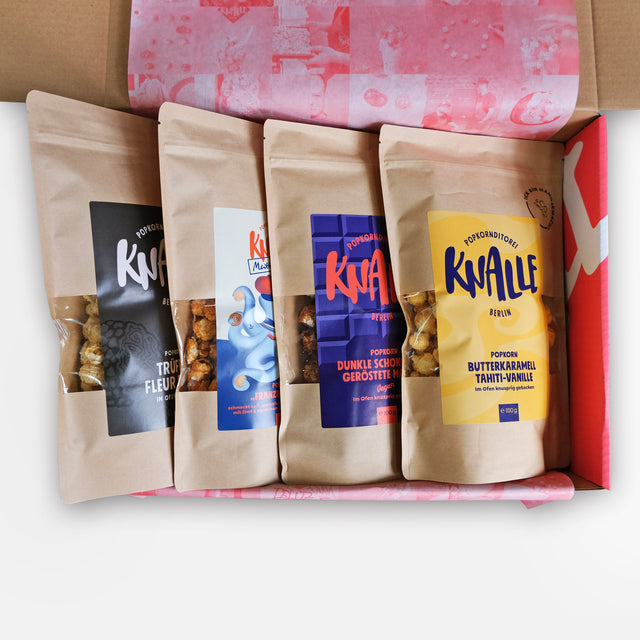 Alle Knalle Set - 8 Sorten Popcorn - versandkostenfrei