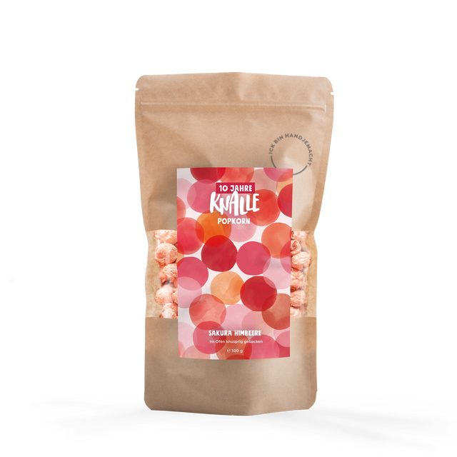 Sakura Himbeere Popcorn – limitierte Jubiläumsedition